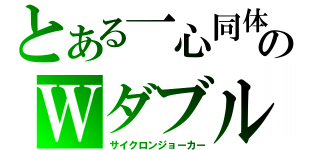 とある一心同体のＷダブル（サイクロンジョーカー）