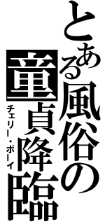 とある風俗の童貞降臨（チェリー・ボーイ）