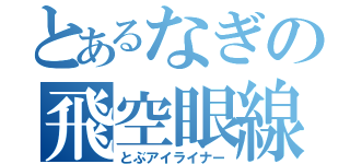 とあるなぎの飛空眼線（とぶアイライナー）