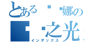 とある亚丝娜の闪烁之光（インデックス）