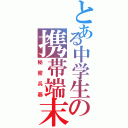 とある中学生の携帯端末（秘密兵器）