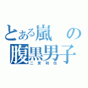 とある嵐の腹黒男子（二宮和也）