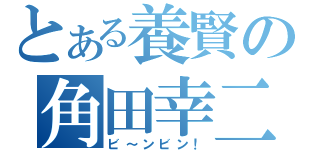 とある養賢の角田幸二（ビ～ンビン！）