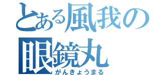 とある風我の眼鏡丸（がんきょうまる）