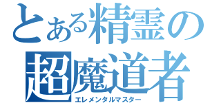 とある精霊の超魔道者（エレメンタルマスター）