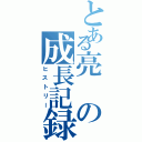 とある亮の成長記録（ヒストリー）