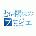 とある陽炎のプロジェクト（メカクシ団です）