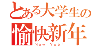 とある大学生の愉快新年（Ｎｅｗ Ｙｅａｒ）