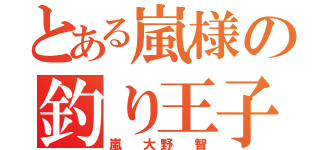 とある嵐様の釣り王子（嵐 大野 智）