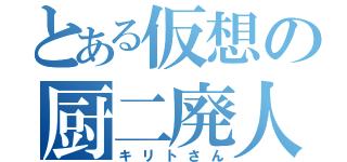 とある仮想の厨二廃人（キリトさん）