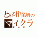 とある作業厨のマイクラ整地（整地厨）