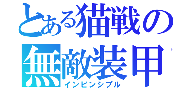 とある猫戦の無敵装甲（インビンシブル）