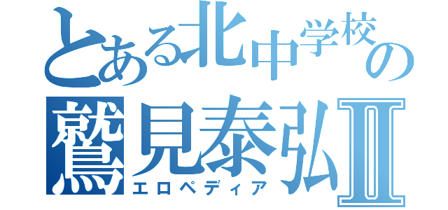 とある北中学校の鷲見泰弘Ⅱ（エロペディア）