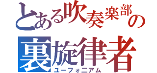 とある吹奏楽部の裏旋律者（ユーフォ二アム）