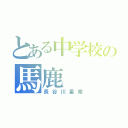 とある中学校の馬鹿（長谷川星南）