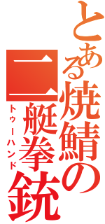 とある焼鯖の二艇拳銃（トゥーハンド）