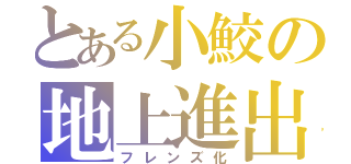 とある小鮫の地上進出（フレンズ化）