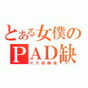 とある女僕のＰＡＤ缺少（十六夜曉祐）