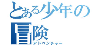 とある少年の冒険（アドベンチャー）