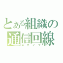 とある組織の通信回線（スカイプ）