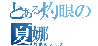 とある灼眼の夏娜（灼眼のシャナ）