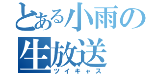 とある小雨の生放送（ツイキャス）