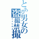 とある男女の盗撮禁撮（トイレだよ）