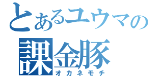 とあるユウマの課金豚（オカネモチ）