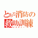 とある消防の救助訓練（レスキュー）