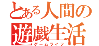 とある人間の遊戯生活（ゲームライフ）