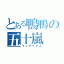 とある鴨鴨の五十嵐（インデックス）