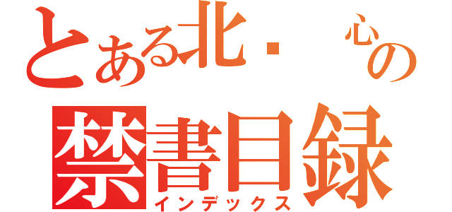 とある北极 心の禁書目録（インデックス）