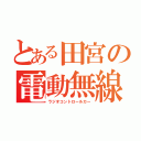 とある田宮の電動無線自動車（ラジオコントロールカー）