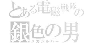 とある電磁戦隊の銀色の男（メガシルバー）