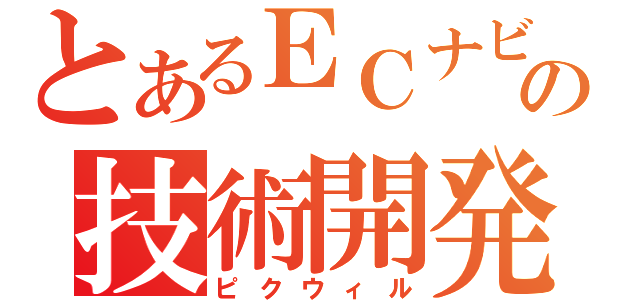 とあるＥＣナビの技術開発（ピクウィル）