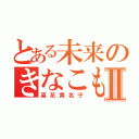 とある未来のきなこもちⅡ（菜花黄名子）