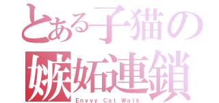 とある子猫の嫉妬連鎖（Ｅｎｖｖｙ Ｃａｔ Ｗａｌｋ）