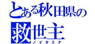 とある秋田県の救世主（ノイタミナ）