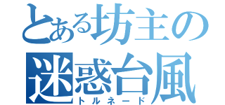 とある坊主の迷惑台風（トルネード）