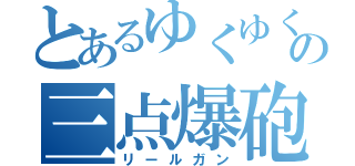 とあるゆくゆくの三点爆砲（リールガン）