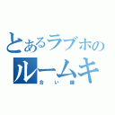 とあるラブホのルームキー（合い鍵）