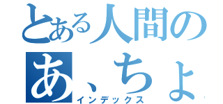 とある人間のあ、ちょっとまってｗｗｗｗｗｗ（（└（：Ｄ」┌）┘））アヒャヒャ（インデックス）