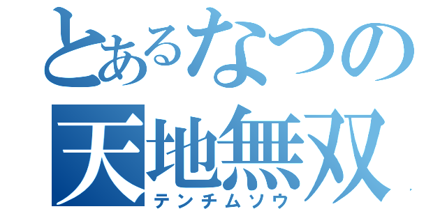 とあるなつの天地無双（テンチムソウ）