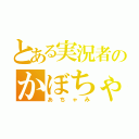 とある実況者のかぼちゃ（あちゃみ）