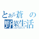 とある蒼の野菜生活（ニコナマホウソウ）