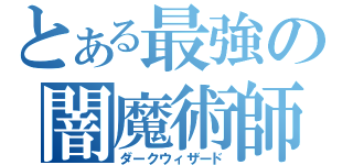 とある最強の闇魔術師（ダークウィザード）