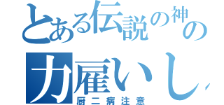 とある伝説の神々の力雇いし自分（厨二病注意）