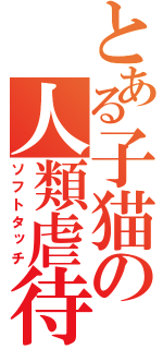 とある子猫の人類虐待　（ソフトタッチ）