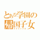 とある学園の帰国子女（クドリャフカ）