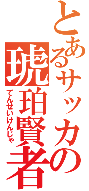 とあるサッカー使いの琥珀賢者（てんせいけんじゃ）